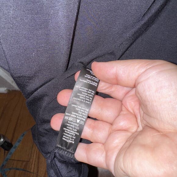 Honeylove Women’s Black Short Sleeve Tee V Neck Lounge Comfort Size XL - Picture 5 of 5